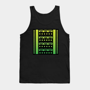 “Dimensional Levels” - V.6 Green - (Geometric Art) (Dimensions) - Doc Labs Tank Top